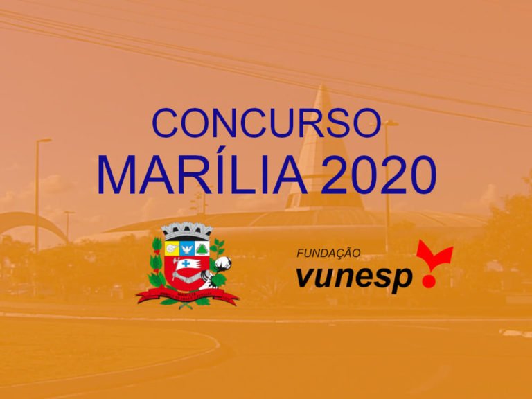 Concurso Público da Prefeitura de Marília-SP Tem 27 Vagas