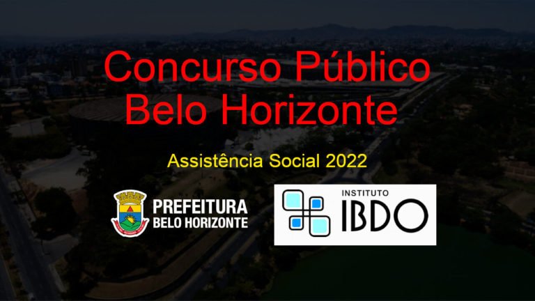 Capa Artigo Concurso Belo Horizonte Assistencia Social 2022-Lecionare