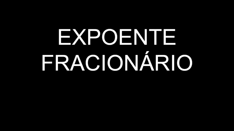 Capa Artigo Expoente Fracionário - Lecionare