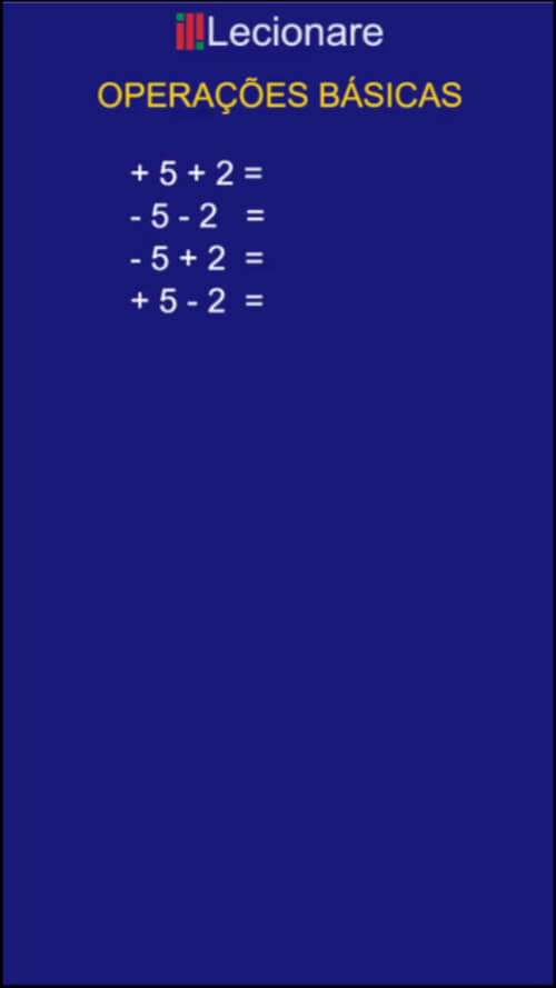 JOGOS DE SINAIS NA MATEMÁTICA - APRENDA A REGRA DE JOGOS DE SINAIS