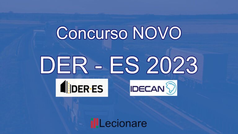Capa Artigo Concurso DER ES 2023 - Lecionare