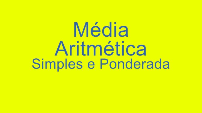 Capa Artigo Médias Artiméticas - Lecionare