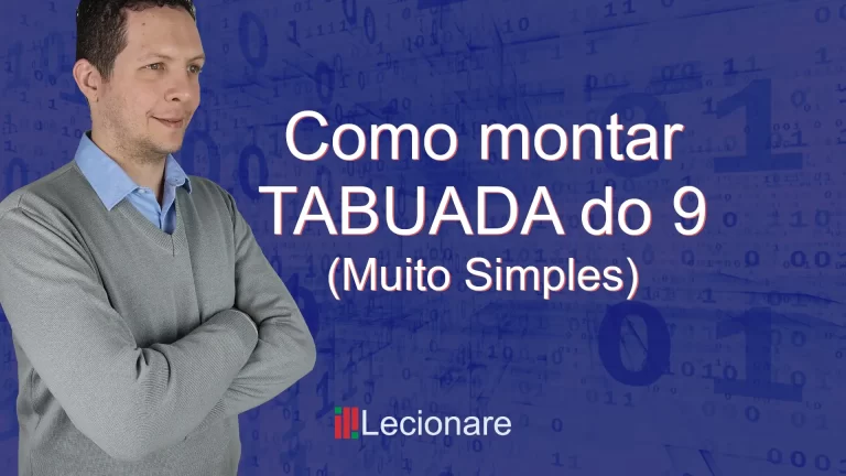 Capa Artigo Como Montar Tabuada do 9 - Lecionare