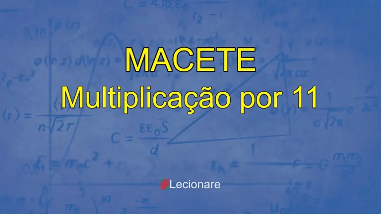 Capa Artigo Como Multiplicar por 11 - Lecionare