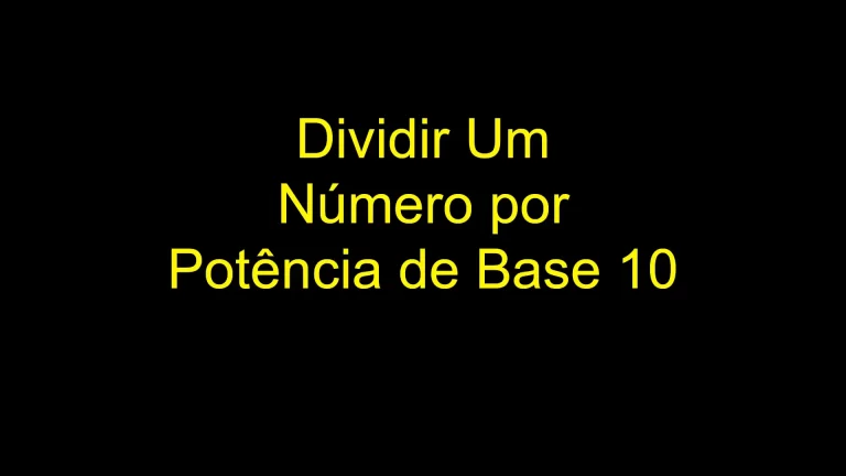 Capa Artigo Dividir por Potência de 10 - Lecionare