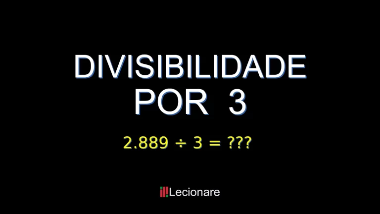 Capa Artigo Divisível por 3 - Lecionare